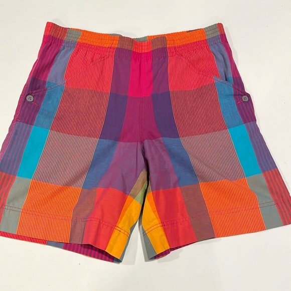 lizwear Pants - Vintage Lizwear - plaid long shorts, size small